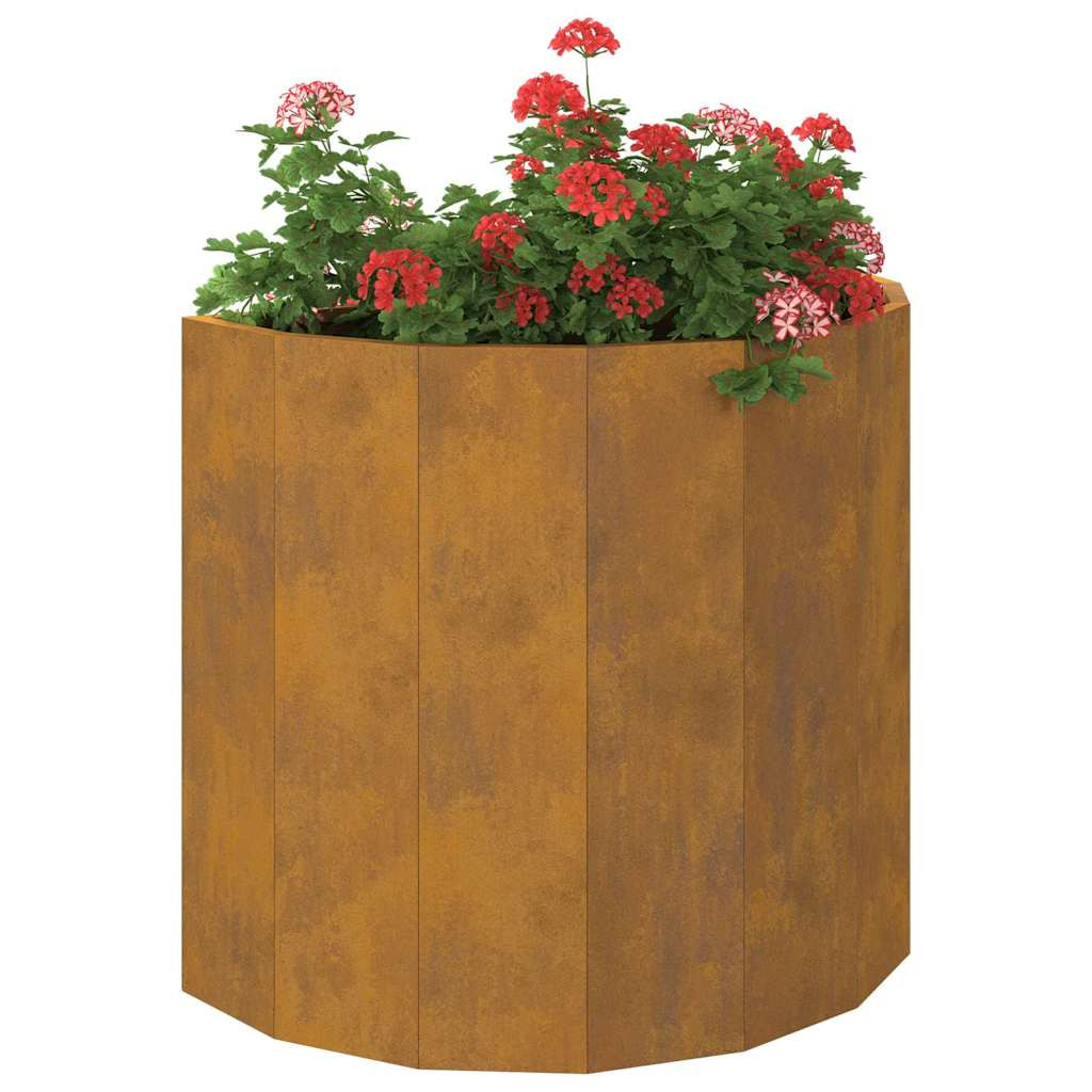 Növénytartó Rozsdás 60 x 30 x 50 cm Időjárásálló acél