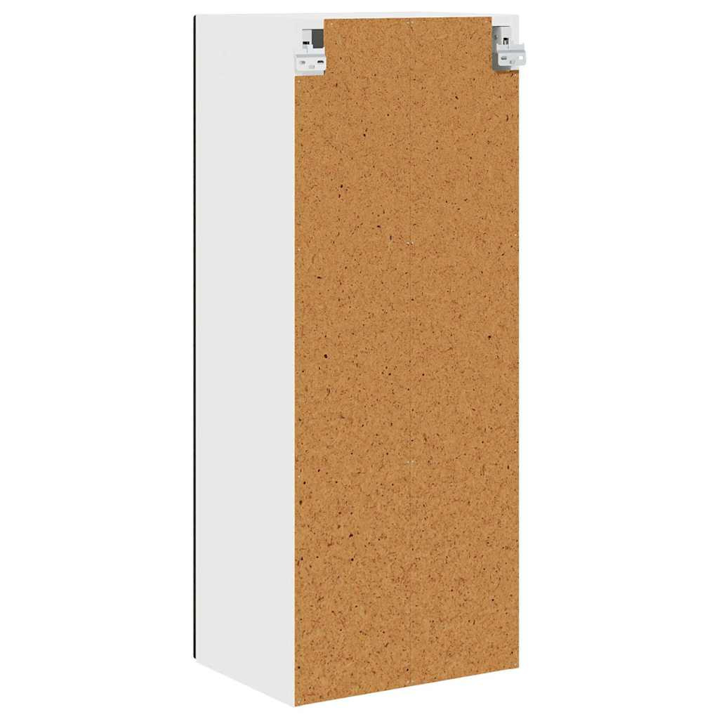 Fali konyhaszekrény polcokkal Fekete 40 x 31 x 100 cm Faanyag