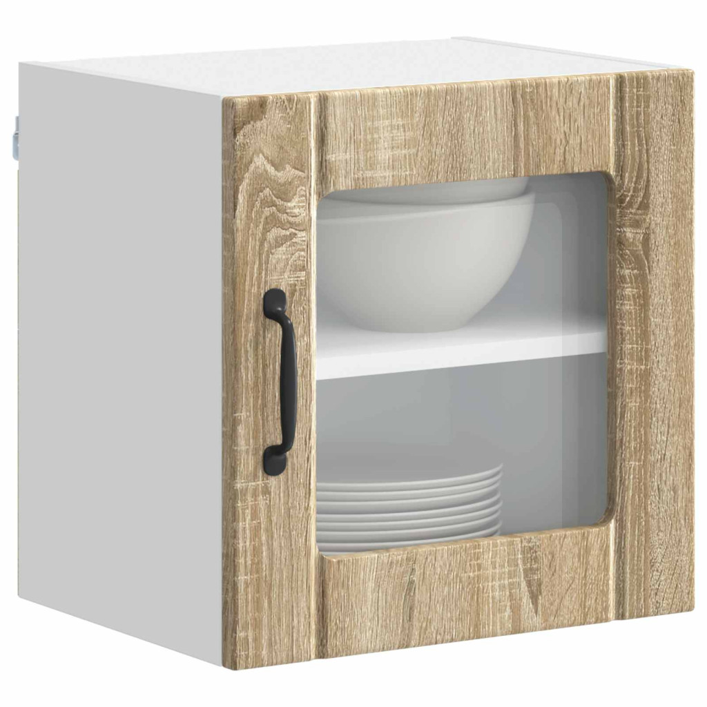 Konyhaszekrény 2 pcs Sonoma tölgy 40 x 31 x 40 cm Faanyag