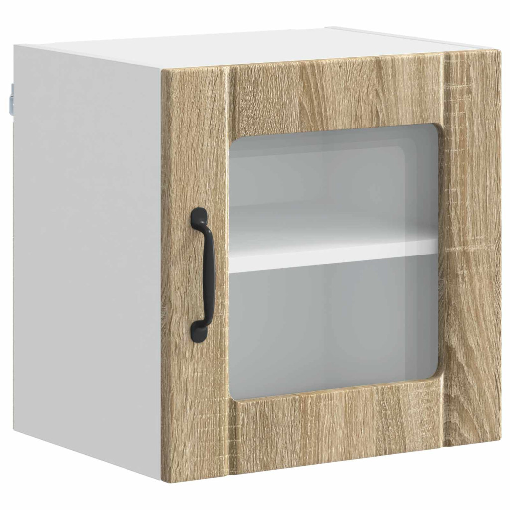 Konyhaszekrény 2 pcs Sonoma tölgy 40 x 31 x 40 cm Faanyag