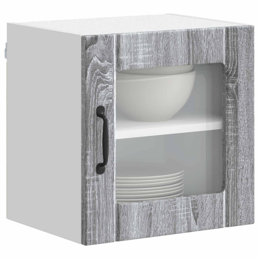 Konyhaszekrény 2 pcs Szürke Sonoma 40 x 31 x 40 cm Faanyag