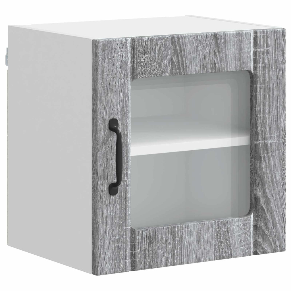 Konyhaszekrény 2 pcs Szürke Sonoma 40 x 31 x 40 cm Faanyag