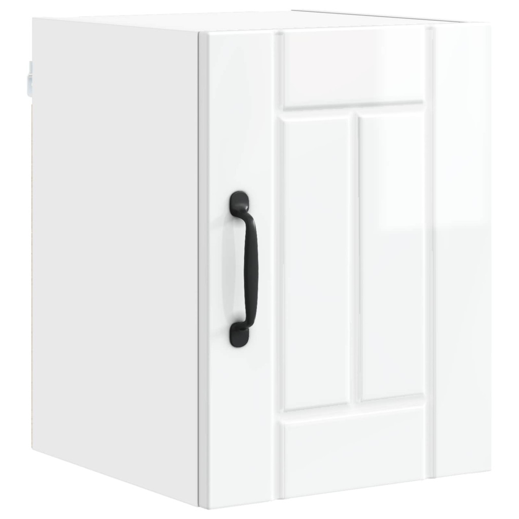 Konyhaszekrény 2 pcs Magas Fényű Fehér 30 x 31 x 40 cm Faanyag