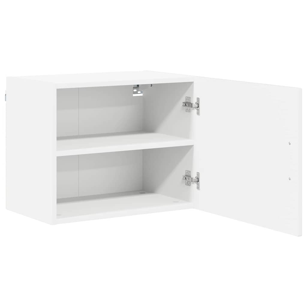 Konyhaszekrény 2 pcs Magas Fényű Fehér 50 x 31 x 40 cm Faanyag