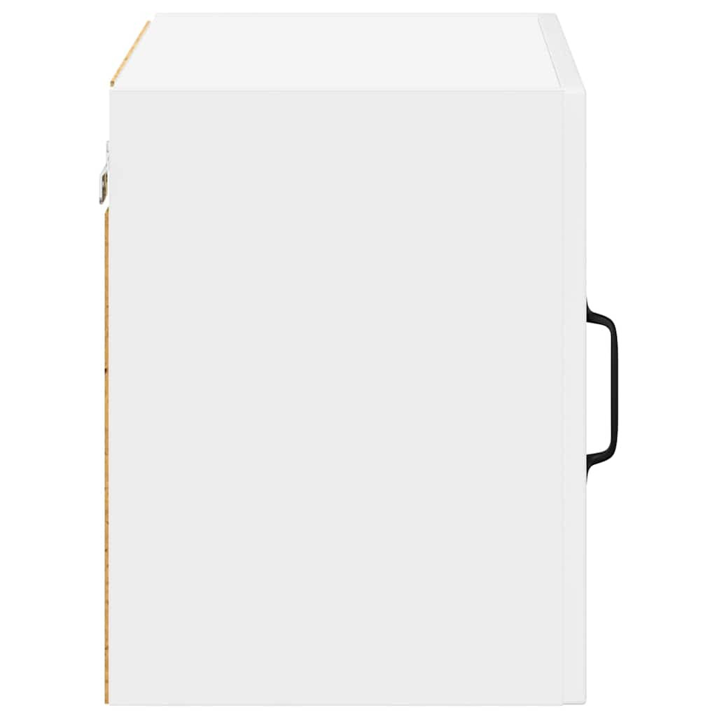 Konyhaszekrény 2 pcs Magas Fényű Fehér 50 x 31 x 40 cm Faanyag
