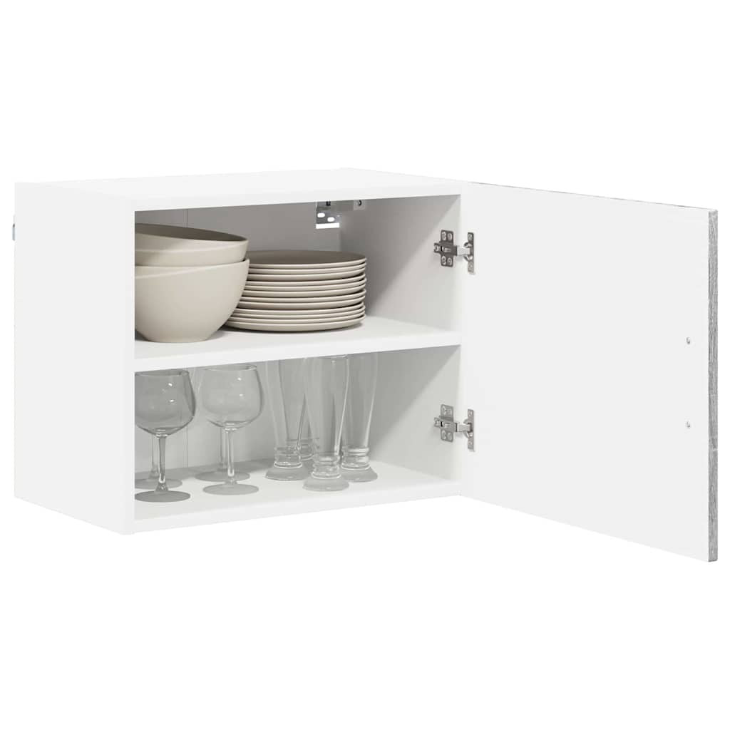 Konyhaszekrény 2 pcs Szürke Sonoma 50 x 31 x 40 cm Faanyag