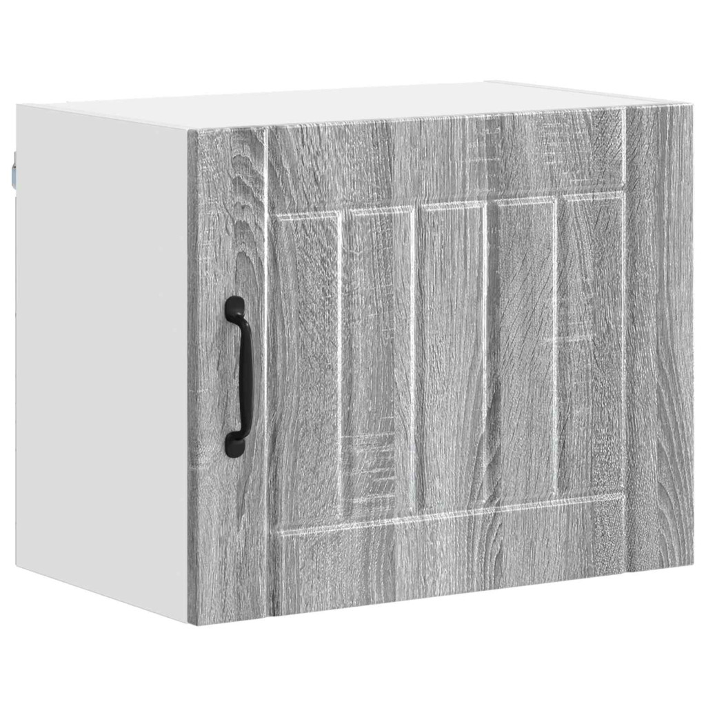 Konyhaszekrény 2 pcs Szürke Sonoma 50 x 31 x 40 cm Faanyag