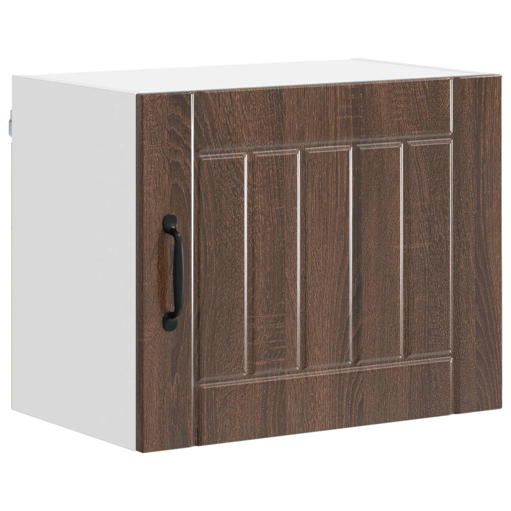 Konyhaszekrény 2 pcs Barna Tölgy 50 x 31 x 40 cm Faanyag