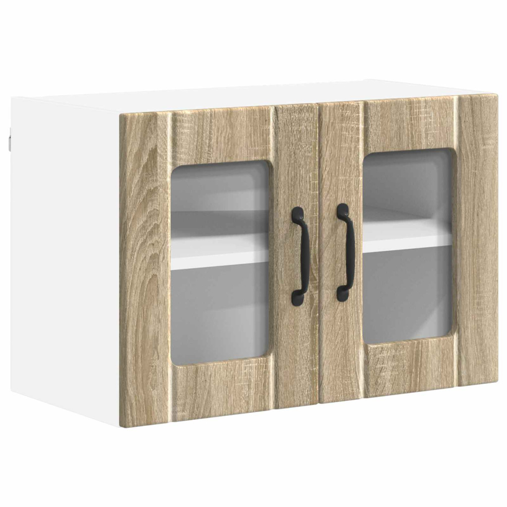 Konyhaszekrény 2 pcs Sonoma tölgy 60 x 31 x 40 cm Faanyag