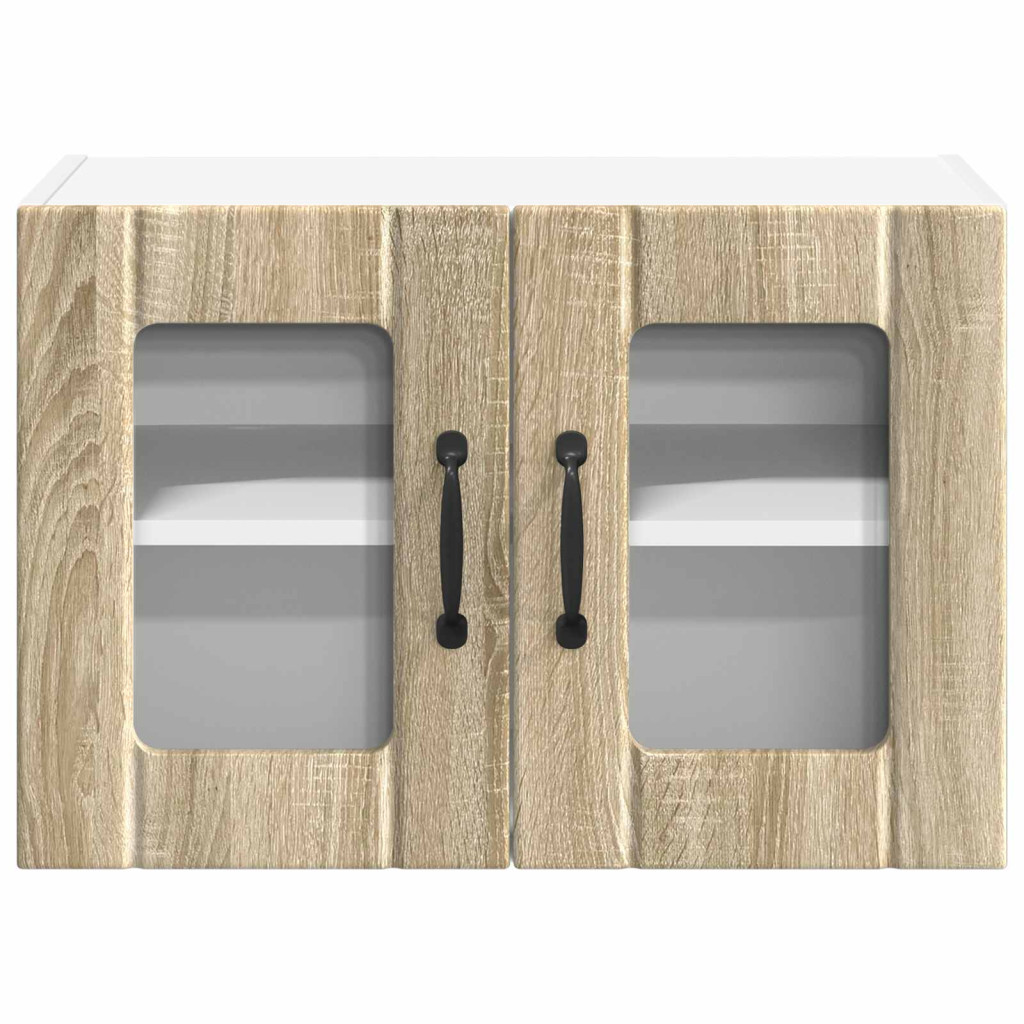 Konyhaszekrény 2 pcs Sonoma tölgy 60 x 31 x 40 cm Faanyag