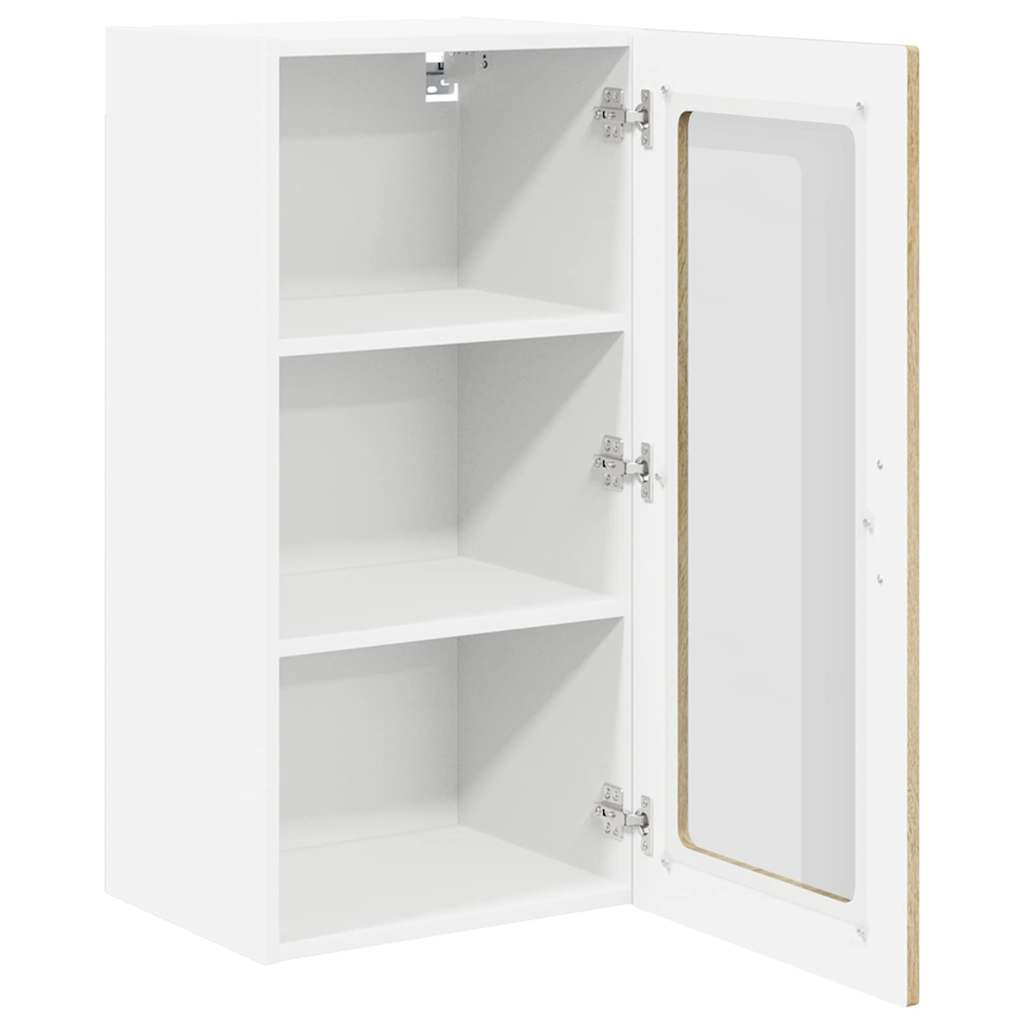 Konyhaszekrény 2 pcs Sonoma tölgy 40 x 31 x 80 cm Faanyag
