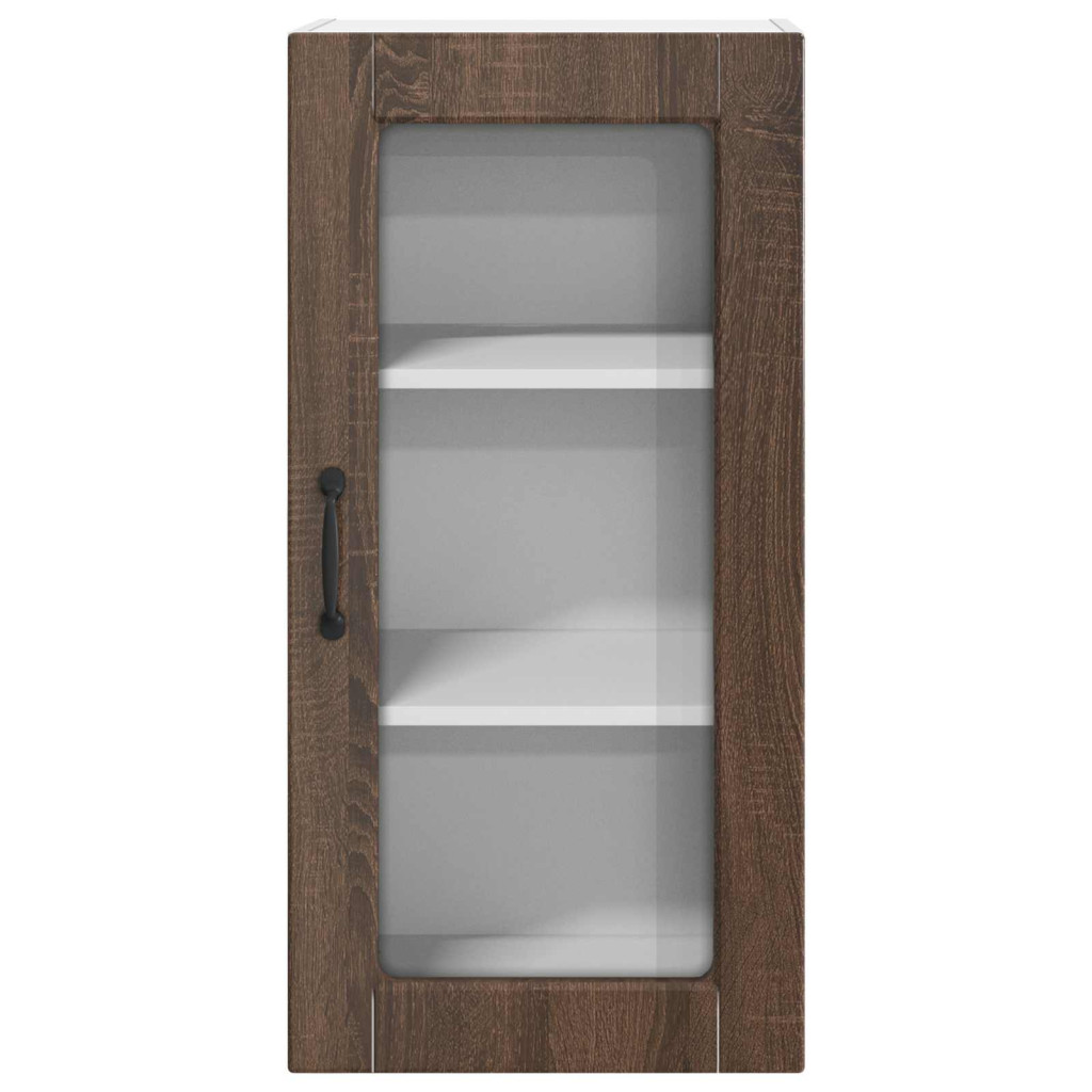 Konyhaszekrény 2 pcs Barna Tölgy 40 x 31 x 80 cm Faanyag