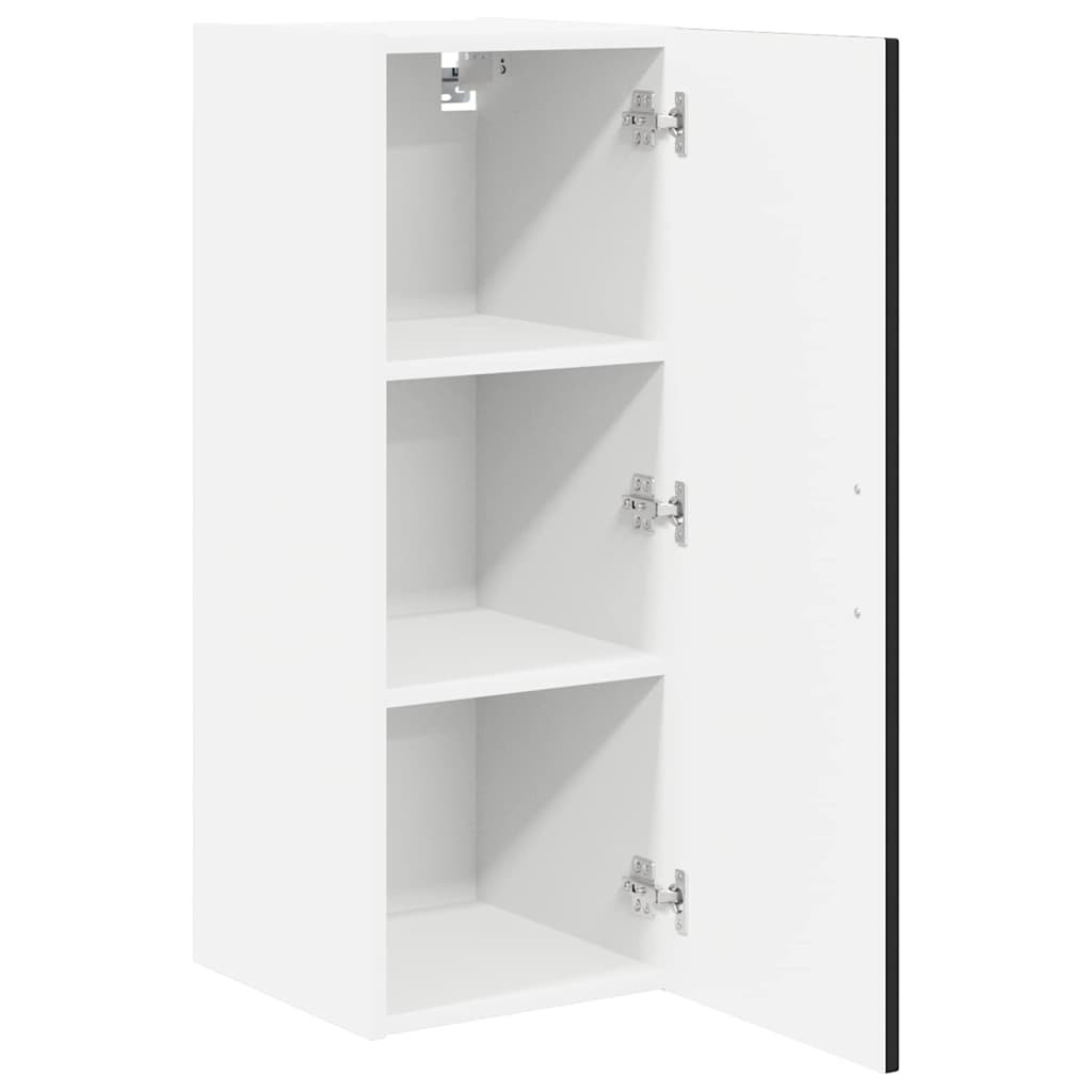 Konyhaszekrény 2 pcs Fekete 30 x 31 x 80 cm Faanyag