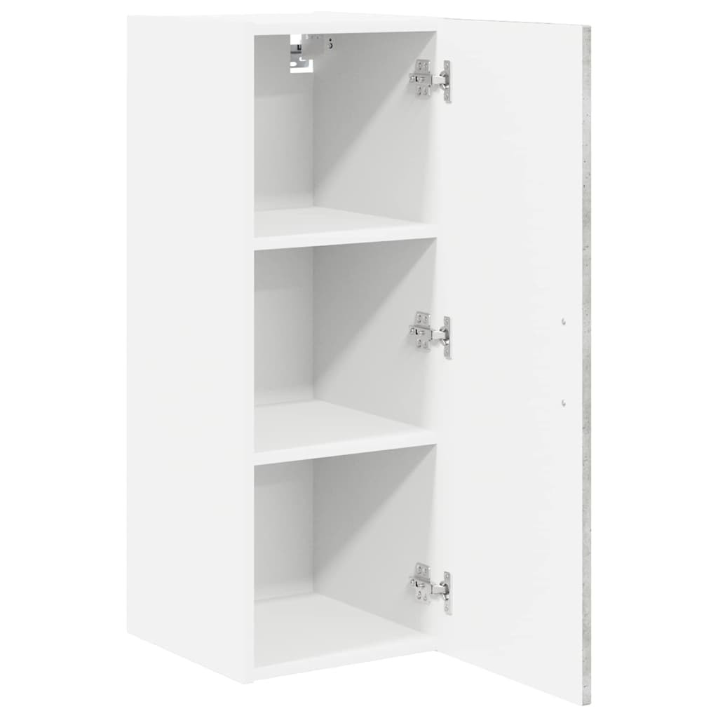 Konyhaszekrény 2 pcs Beton Szürke 30 x 31 x 80 cm Faanyag