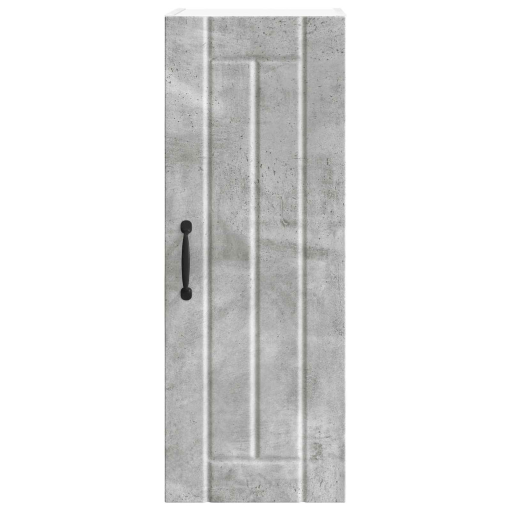 Konyhaszekrény 2 pcs Beton Szürke 30 x 31 x 80 cm Faanyag
