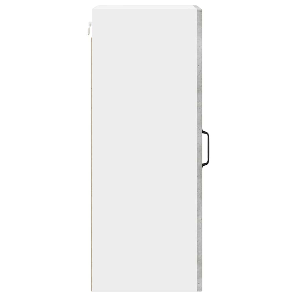 Konyhaszekrény 2 pcs Beton Szürke 30 x 31 x 80 cm Faanyag