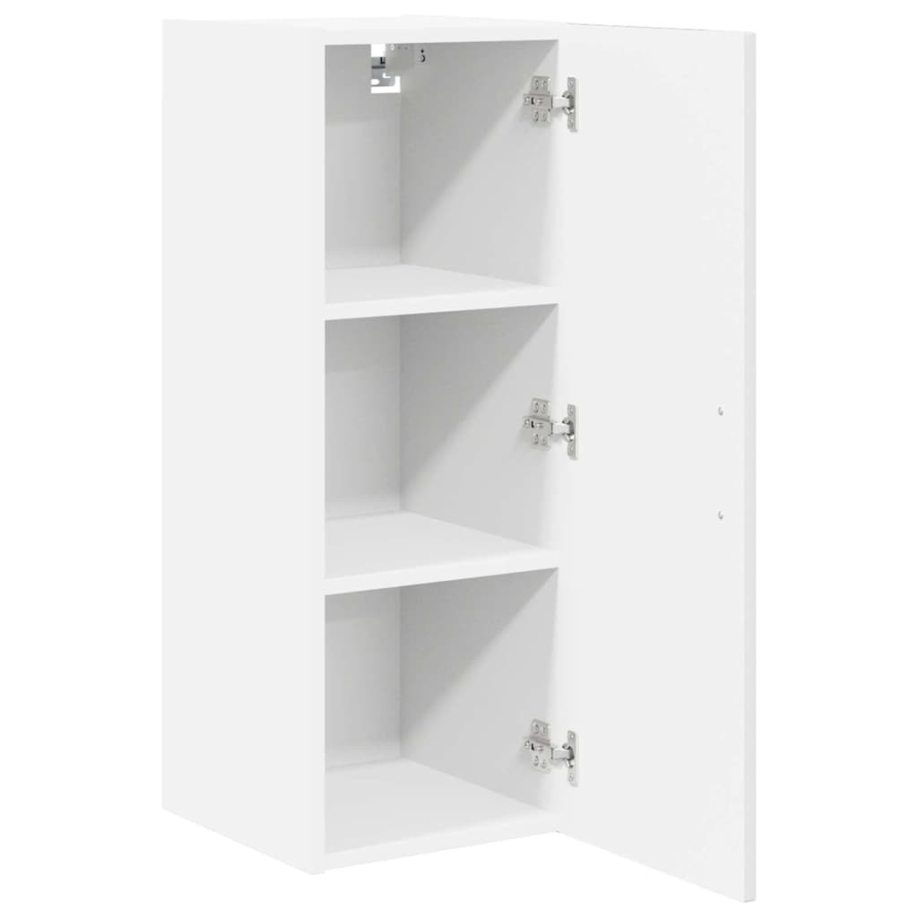 Konyhaszekrény 2 pcs Magas Fényű Fehér 30 x 31 x 80 cm Faanyag