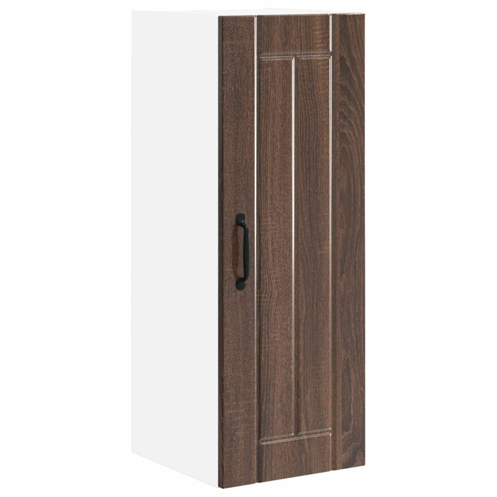 Konyhaszekrény 2 pcs Barna Tölgy 30 x 31 x 80 cm Faanyag