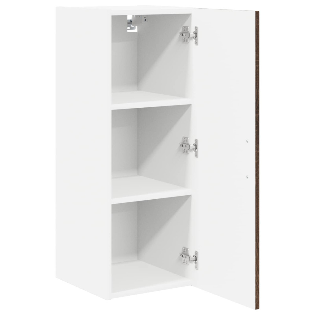 Konyhaszekrény 2 pcs Barna Tölgy 30 x 31 x 80 cm Faanyag