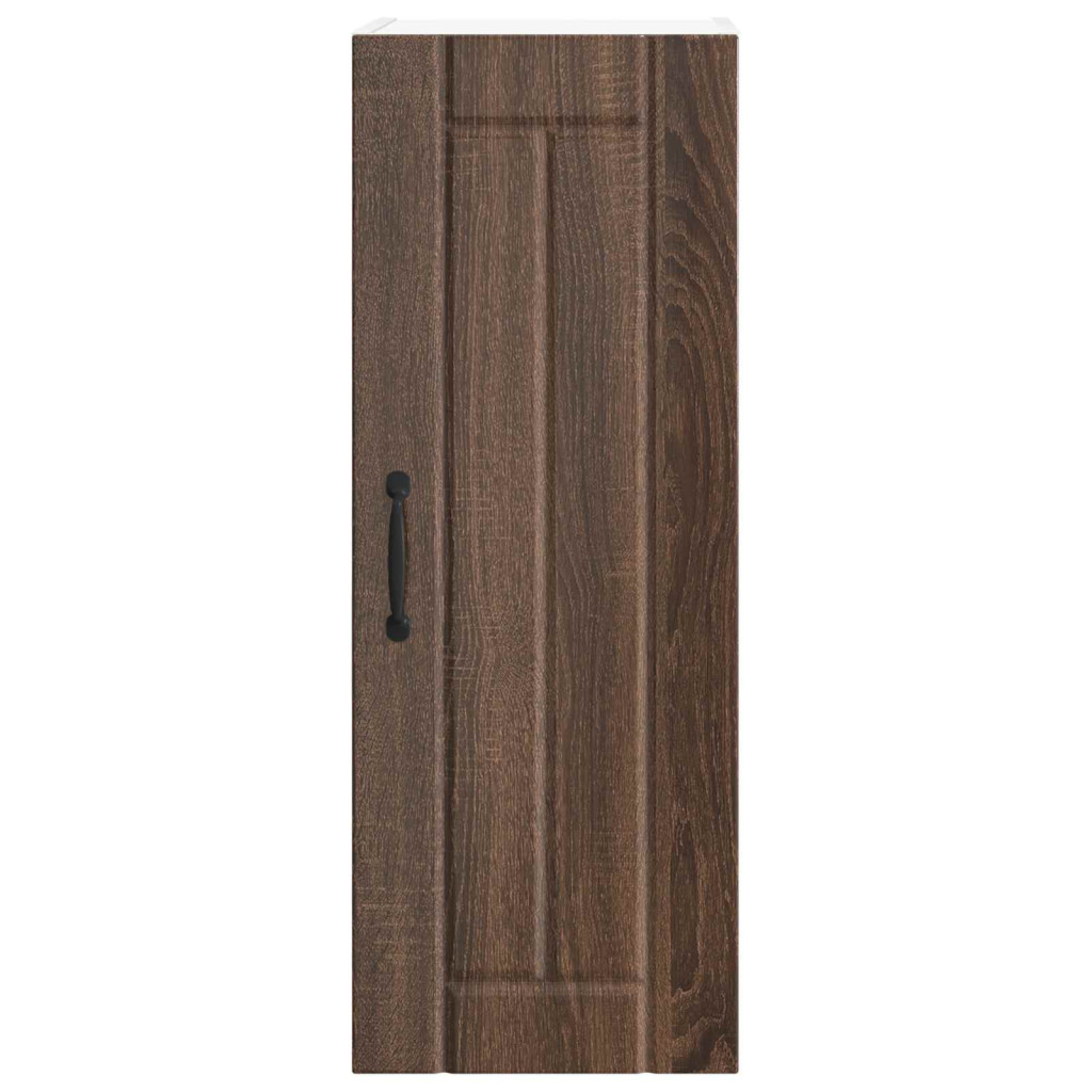 Konyhaszekrény 2 pcs Barna Tölgy 30 x 31 x 80 cm Faanyag