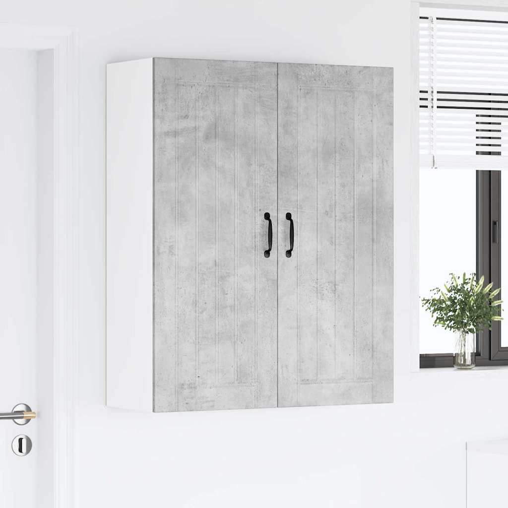 Konyhaszekrény Beton Szürke 80 x 31 x 100 cm Faanyag