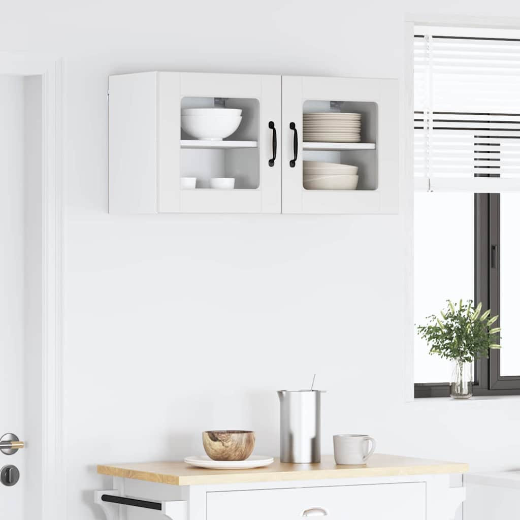 Konyhaszekrény polcokkal 2 pcs Fehér 40 x 31 x 40 cm Faanyag