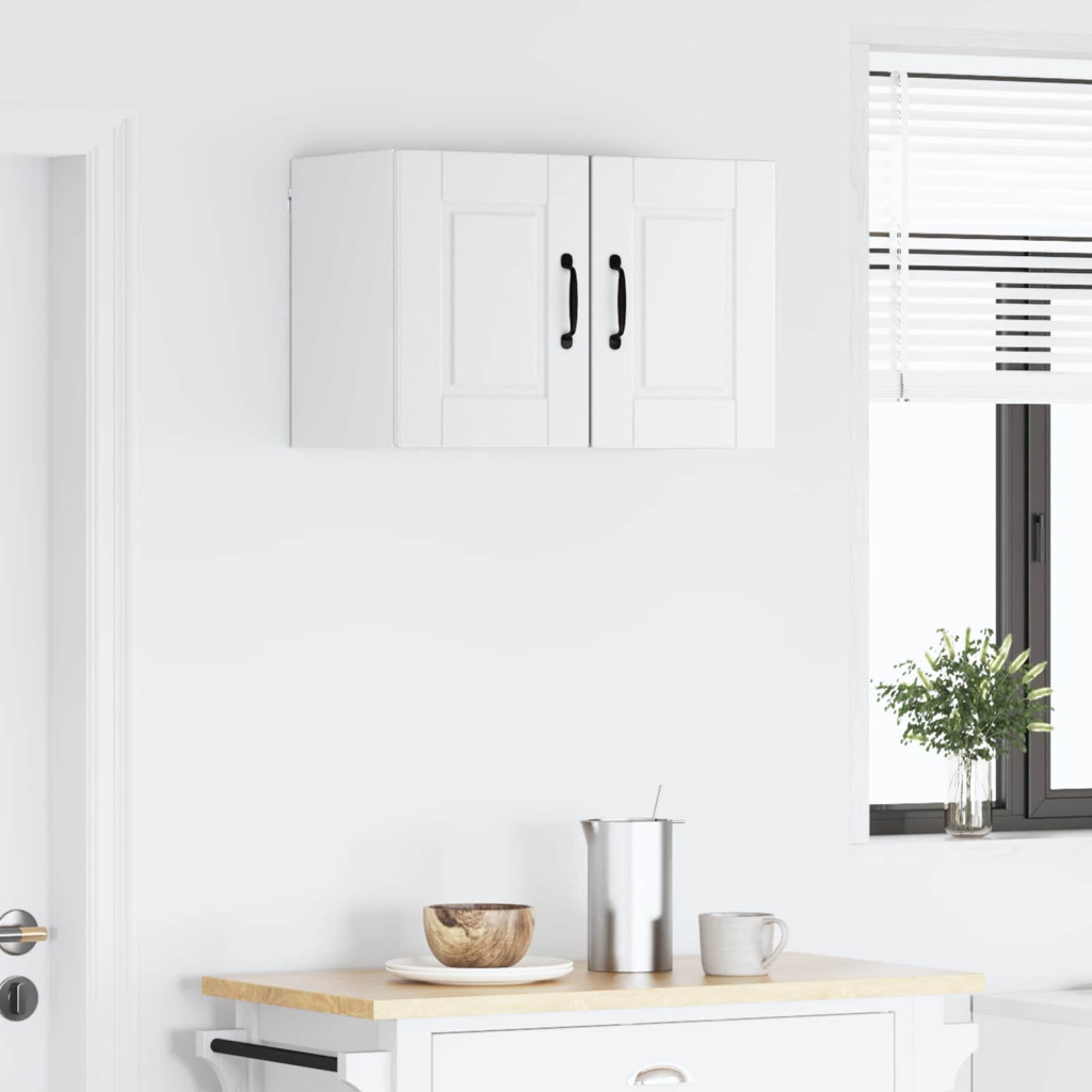 Konyhaszekrény polcokkal 2 pcs Fehér 30 x 31 x 40 cm Faanyag