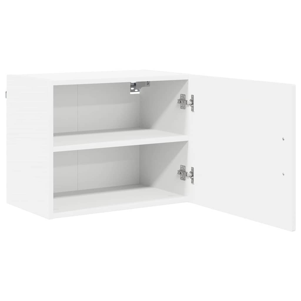 Konyhaszekrény polcokkal 2 pcs Fehér 50 x 31 x 40 cm Faanyag
