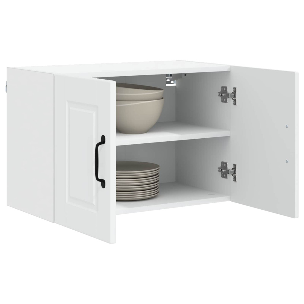 Konyhaszekrény polcokkal 2 pcs Fehér 60 x 31 x 40 cm Faanyag
