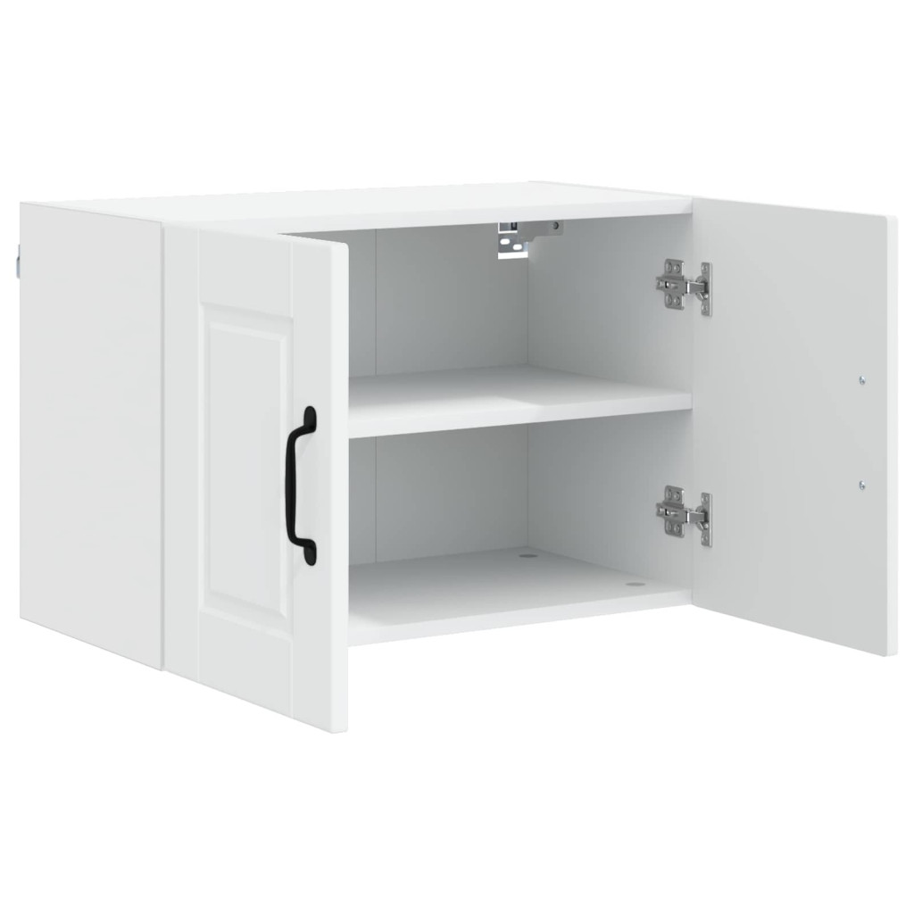 Konyhaszekrény polcokkal 2 pcs Fehér 60 x 31 x 40 cm Faanyag