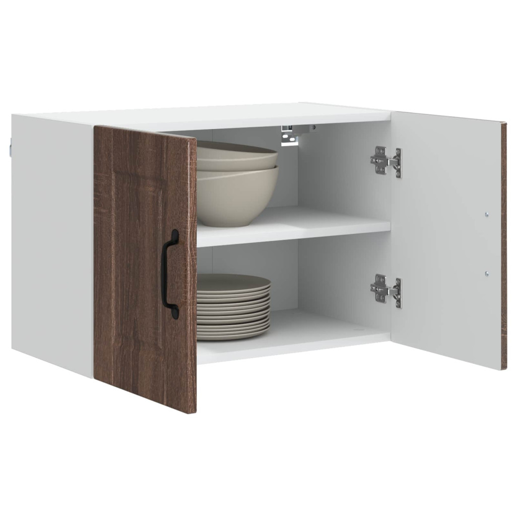 Konyhaszekrény 2 pcs Barna Tölgy 60 x 31 x 40 cm Faanyag