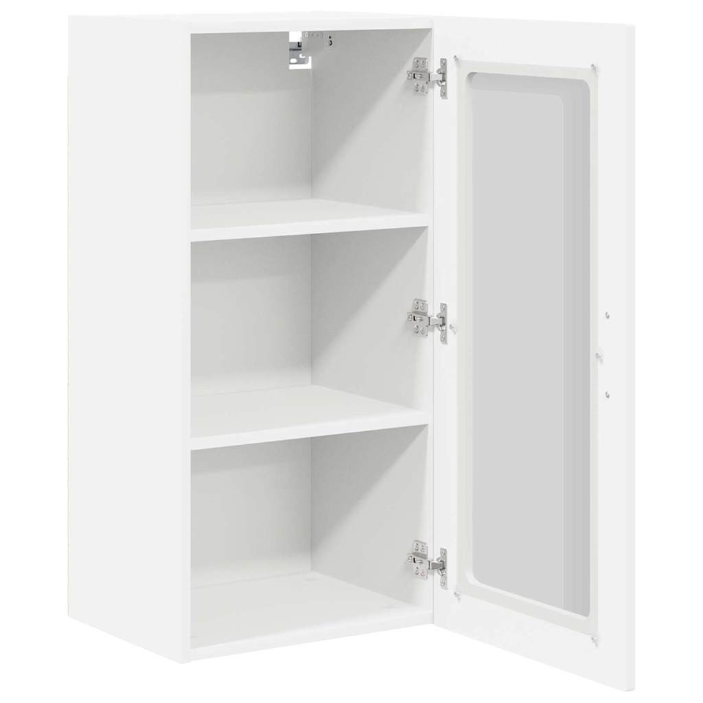 Konyhaszekrény polcokkal 2 pcs Fehér 40 x 31 x 80 cm Faanyag
