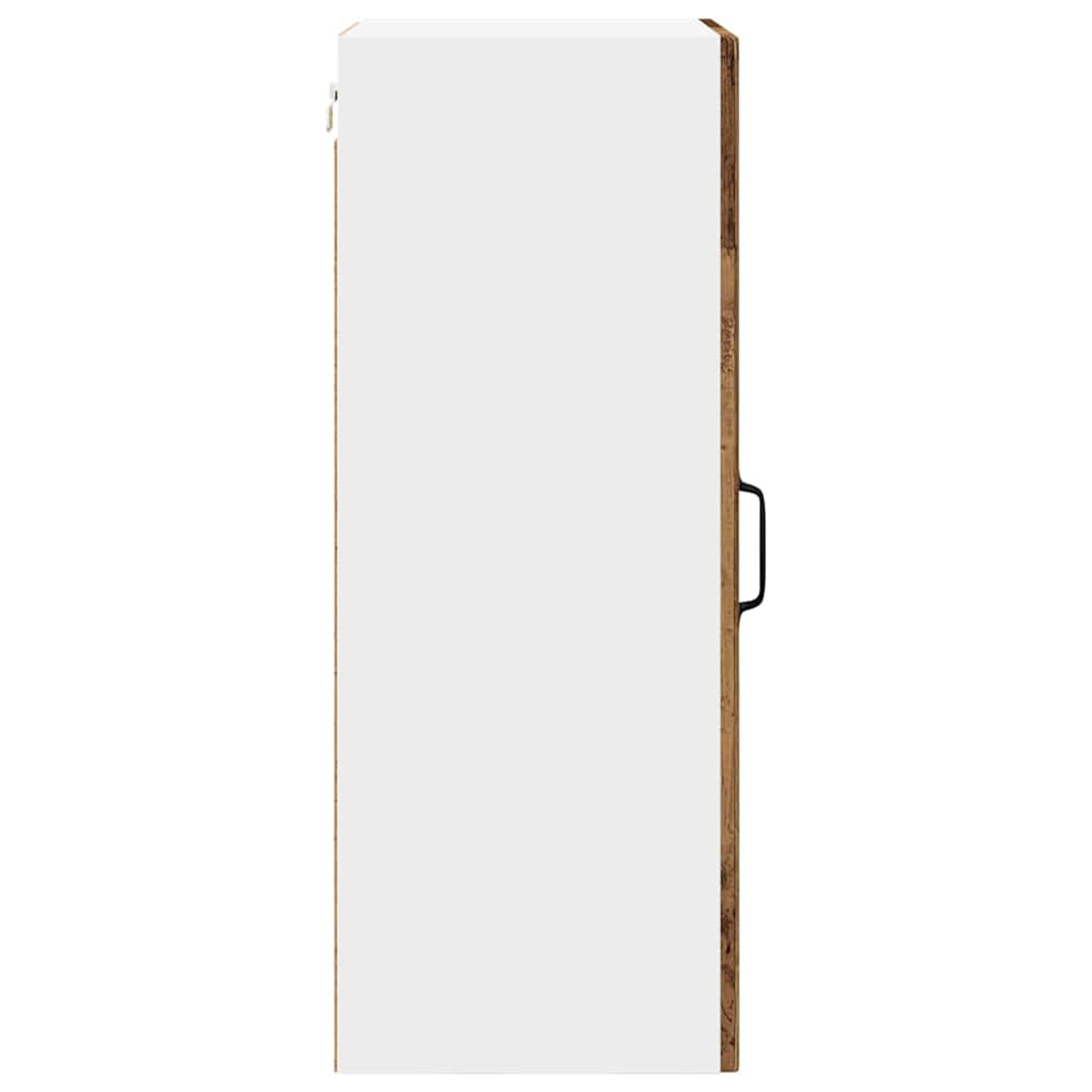 Konyhaszekrény polcokkal 2 pcs Öreg fa 40 x 31 x 80 cm Faanyag