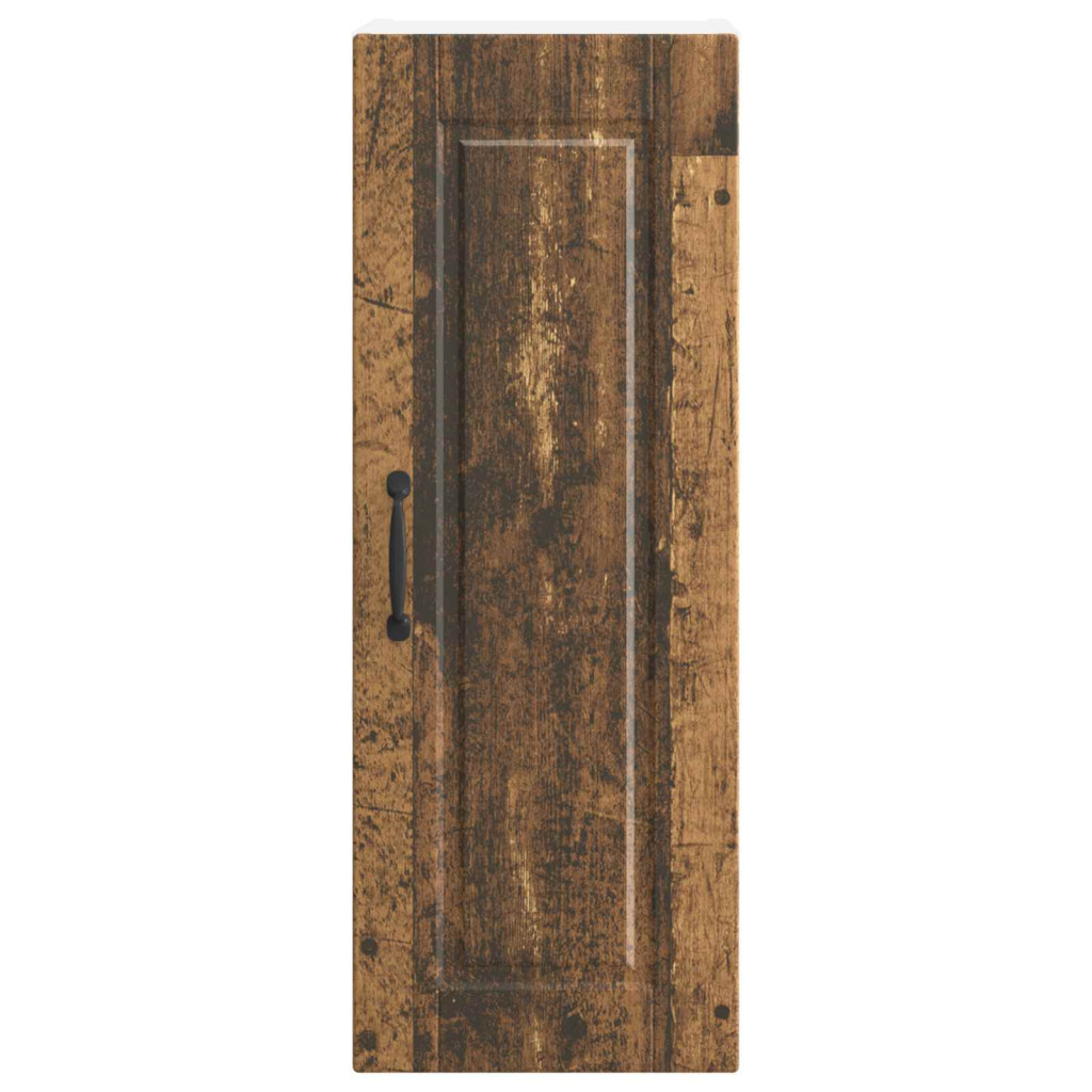 Konyhaszekrény polcokkal 2 pcs Öreg fa 30 x 31 x 80 cm Faanyag