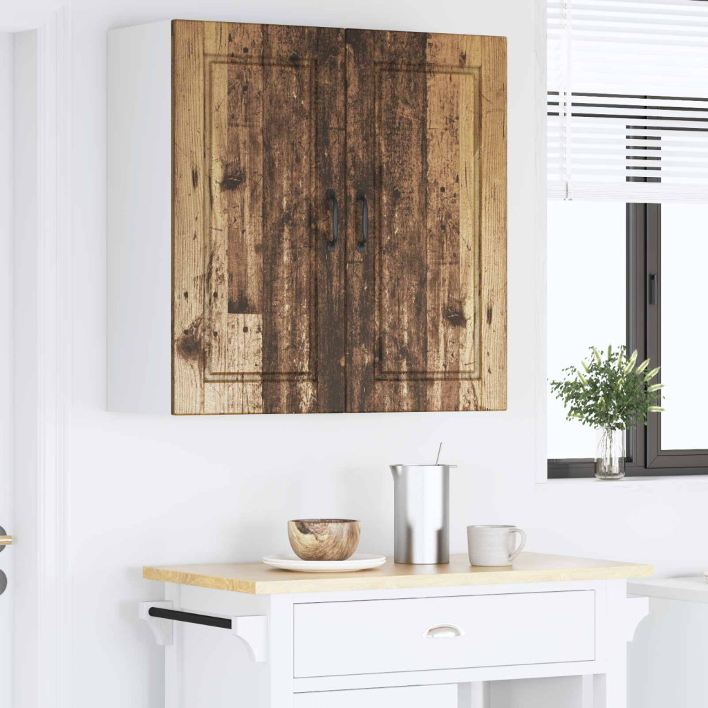 Konyhaszekrény polcokkal Öreg fa 80 x 31 x 80 cm Faanyag