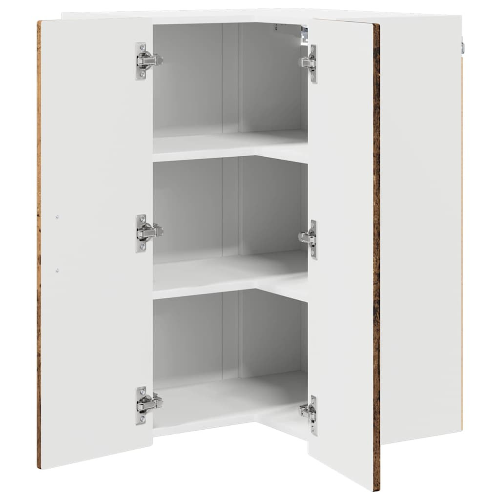 Konyhaszekrény polcokkal Öreg fa 57 x 57 x 80 cm Faanyag