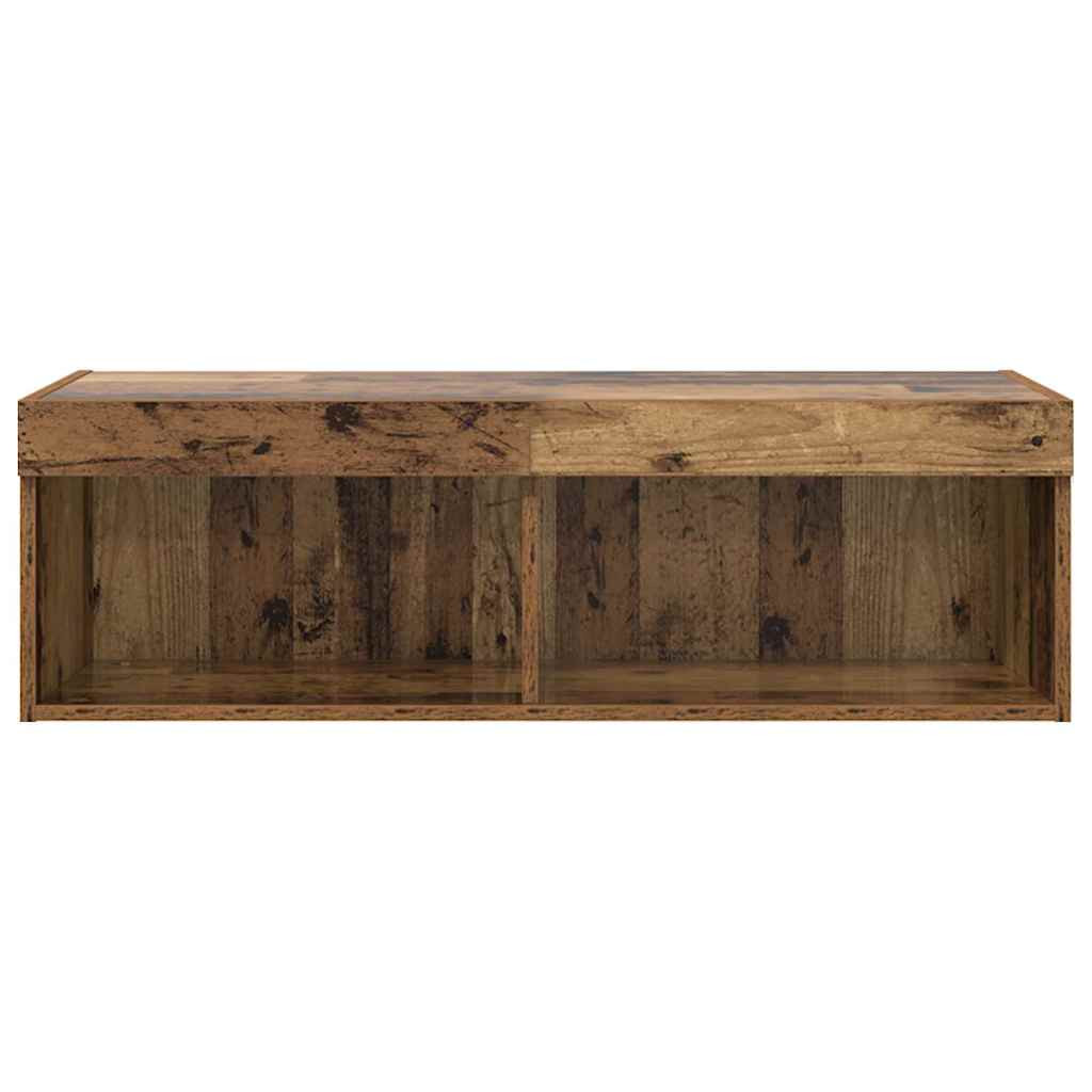 TV szekrény garnitúra Öreg fa 100 x 30 x 30 cm Faanyag