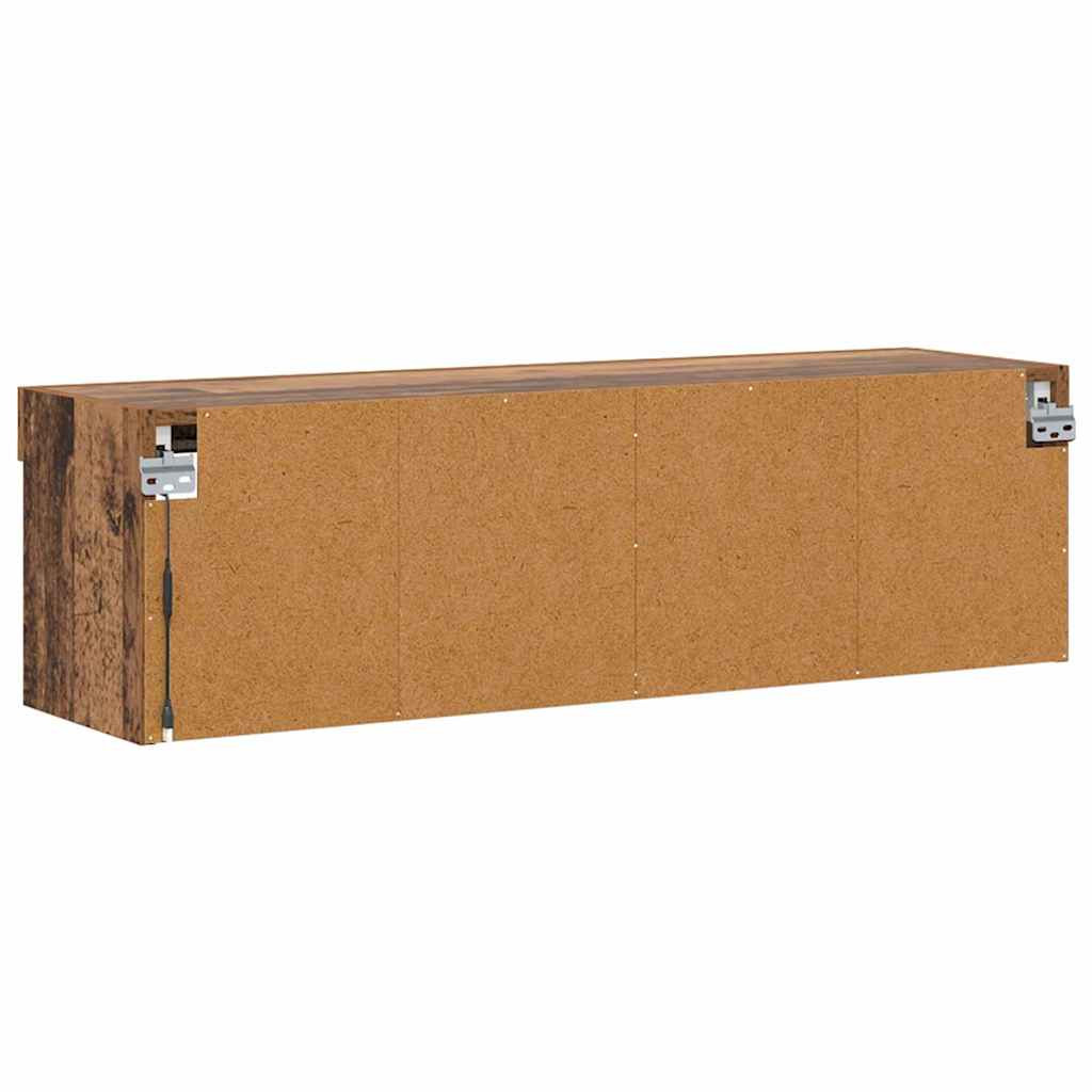 TV szekrény garnitúra Öreg fa 100 x 30 x 30 cm Faanyag
