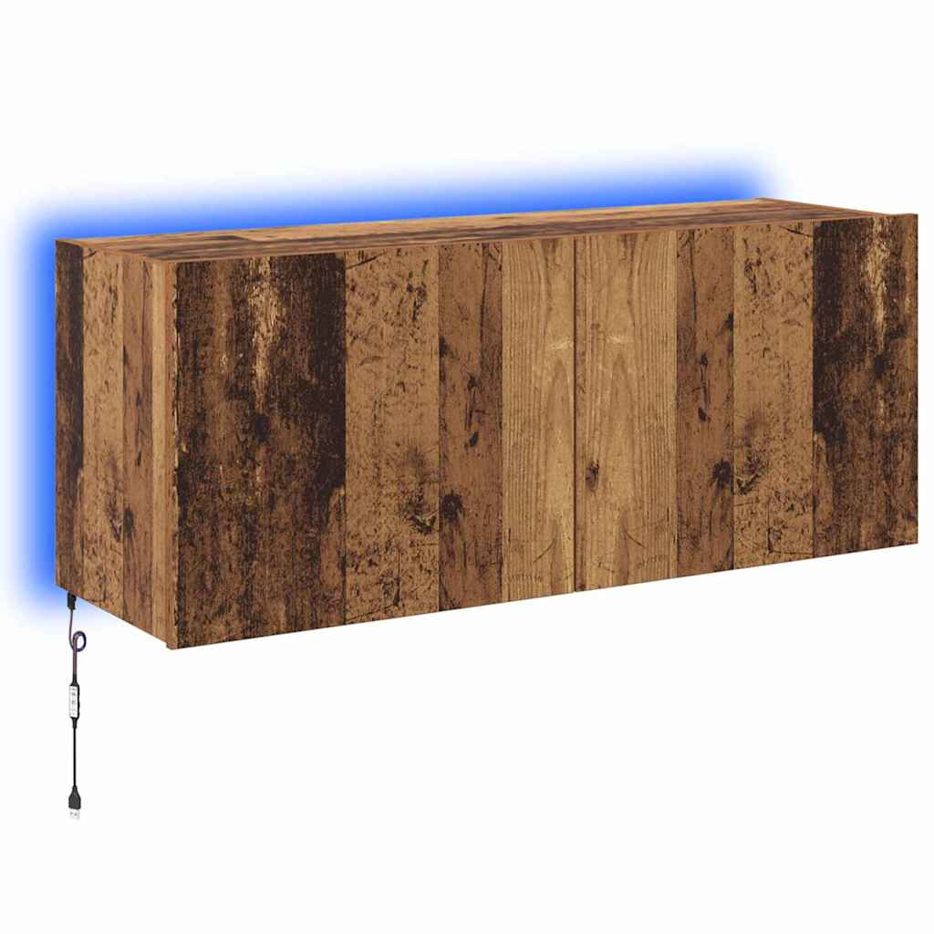 TV Fali Szekrény Öreg fa 100 x 35 x 41 cm Faanyag