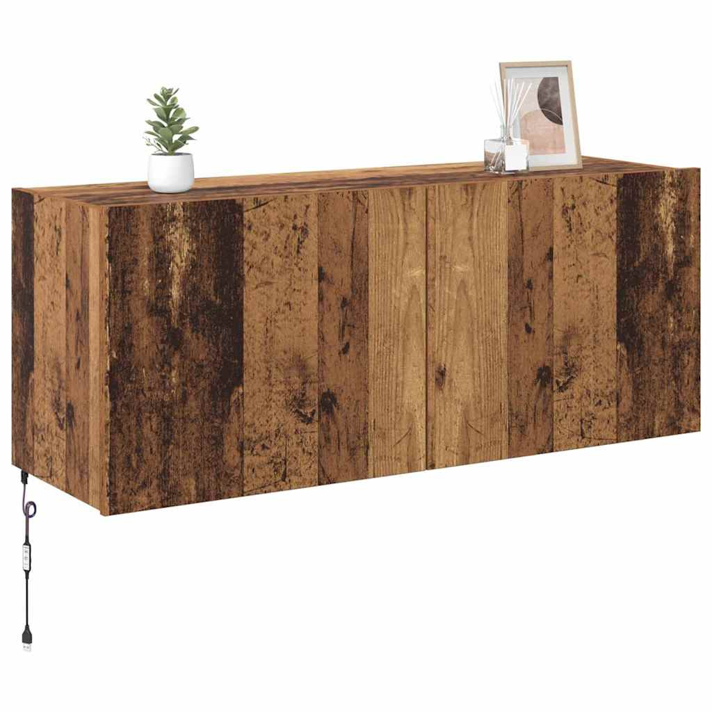 TV Fali Szekrény Öreg fa 100 x 35 x 41 cm Faanyag