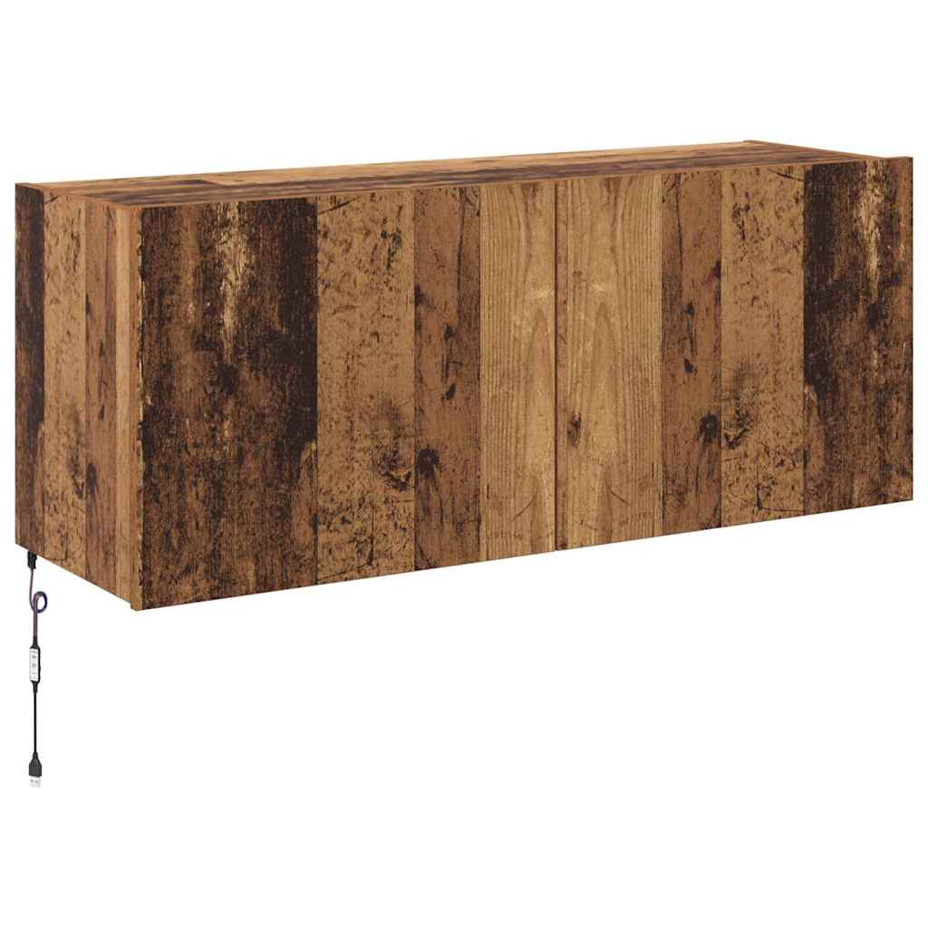 TV Fali Szekrény Öreg fa 100 x 35 x 41 cm Faanyag