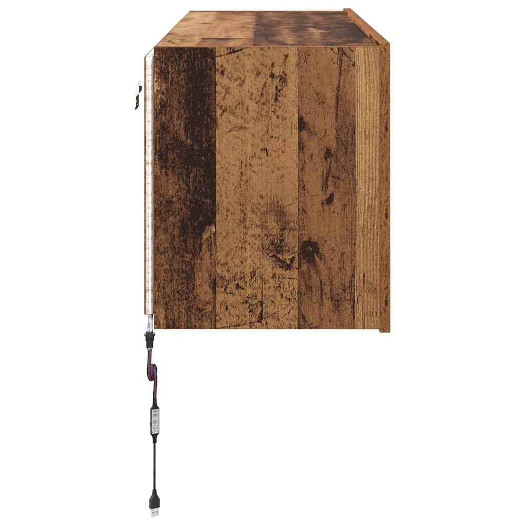 TV Fali Szekrény Öreg fa 100 x 35 x 41 cm Faanyag