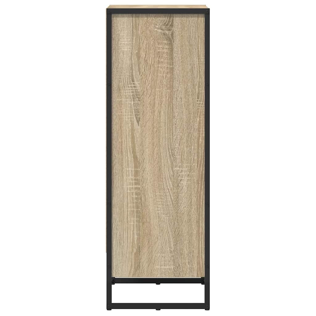 Könyvespolc Sonoma 80 x 30 x 155 cm Faanyag
