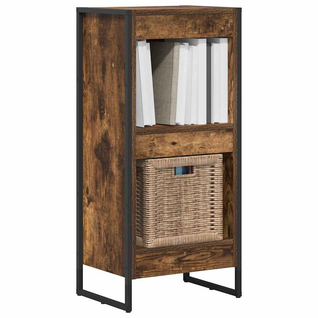 Könyvespolc Füstös tölgy 80 x 30 x 155 cm Faanyag