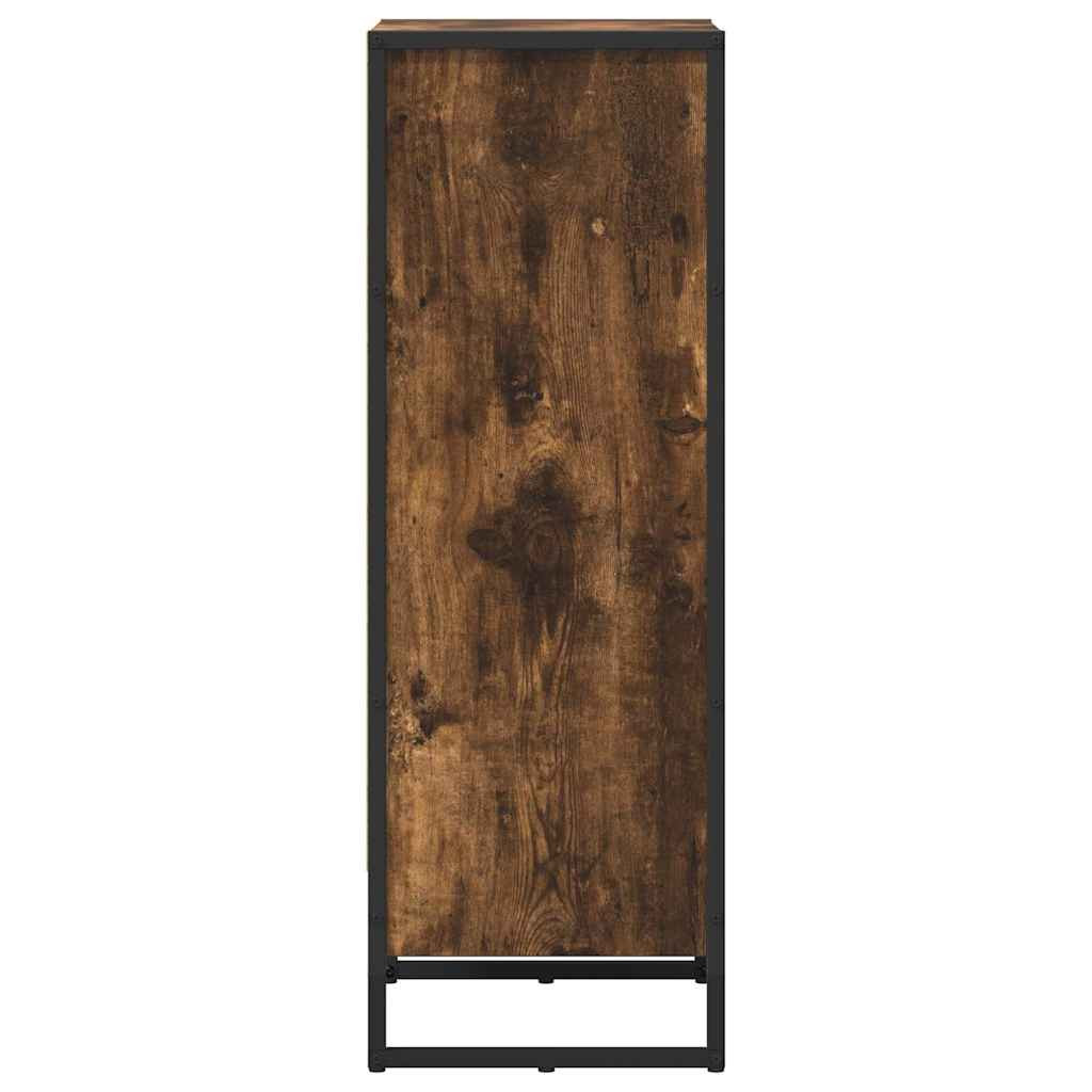 Könyvespolc Füstös tölgy 80 x 30 x 155 cm Faanyag