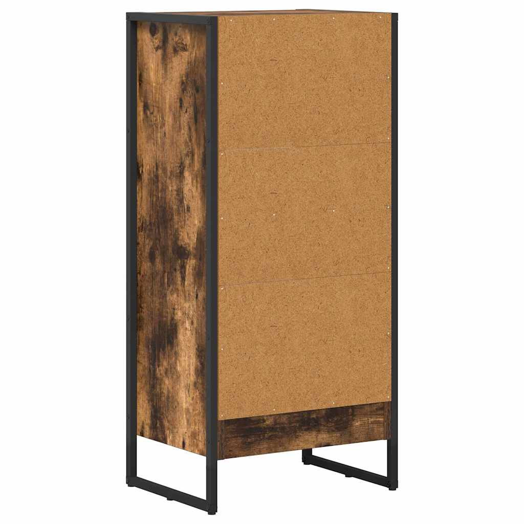 Könyvespolc Füstös tölgy 80 x 30 x 155 cm Faanyag