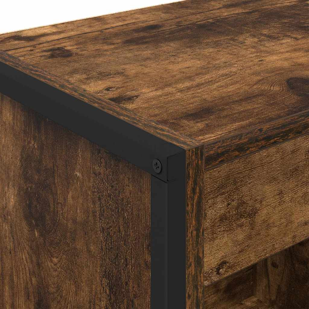 Könyvespolc Füstös tölgy 80 x 30 x 155 cm Faanyag