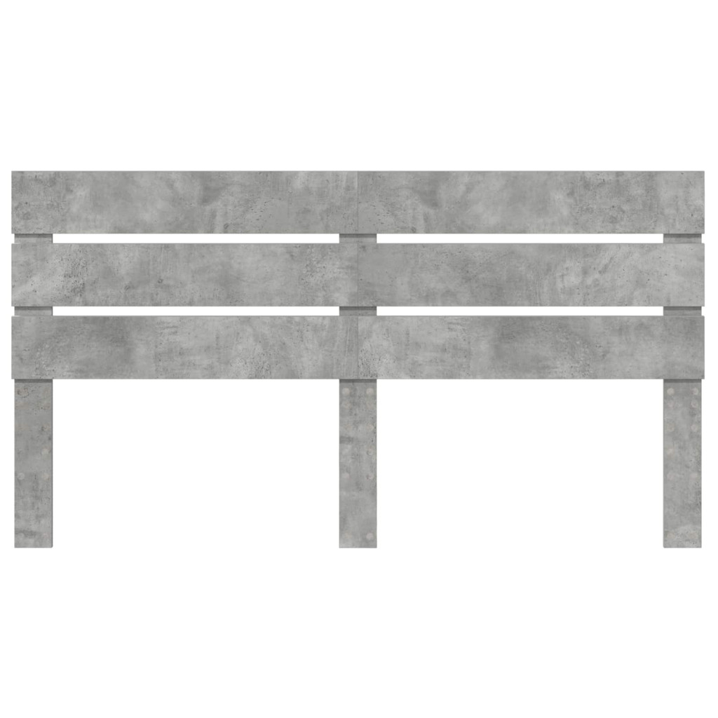 vidaXL Fejtámla Beton Szürke 180 cm Faanyag
