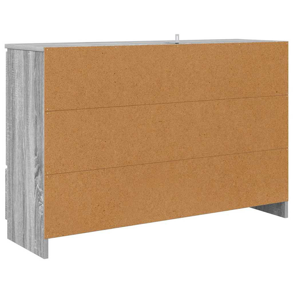 Széf fiókkal Szürke Sonoma 100 x 30 x 65,6 Faanyag
