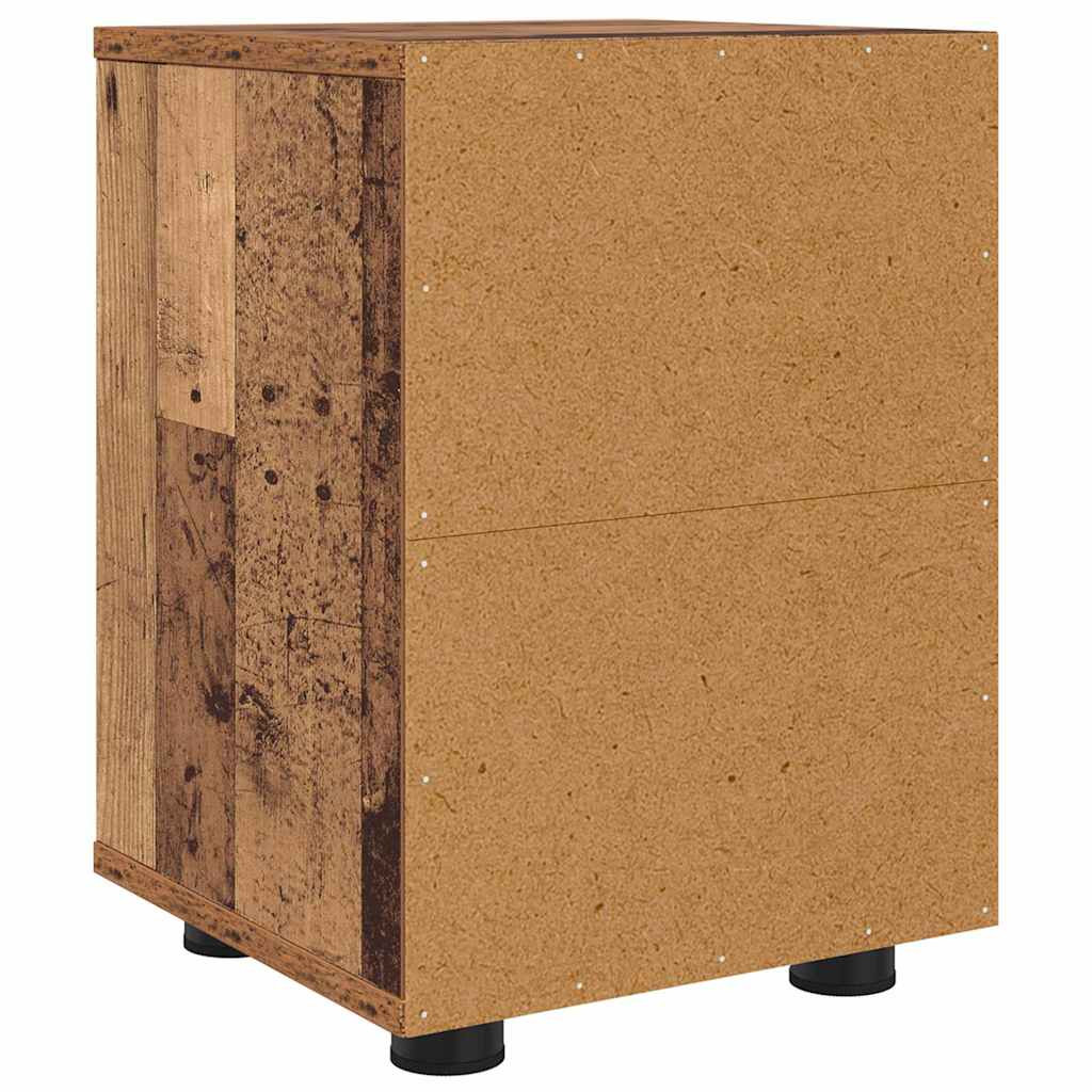Éjjeliszekrények 2 pcs Öreg fa 30,5 x 30 x 43 cm Faanyag